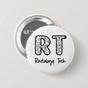Chapa Redonda De 5 Cm Radiology Tech RT Rad Technician X-ray Tech Gift