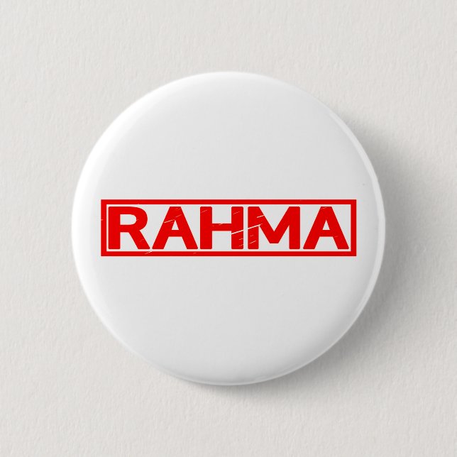 Chapa Redonda De 5 Cm Rahma Stamp (Anverso)