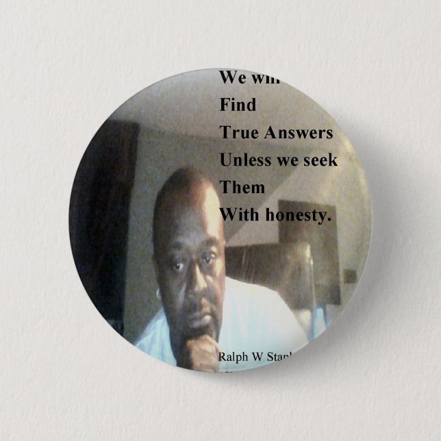 Chapa Redonda De 5 Cm Ralph Wisden Staples (Anverso)