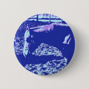 Chapa Redonda De 5 Cm Ranch Horse Pop Art