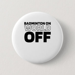 Chapa Redonda De 5 Cm Raqueta Del Transbordador - Badminton De Racquet D