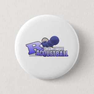 Chapa Redonda De 5 Cm ¡Raquetball mi deporte!