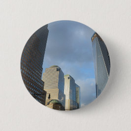 Chapa Redonda De 5 Cm Rascacielos de Nueva York