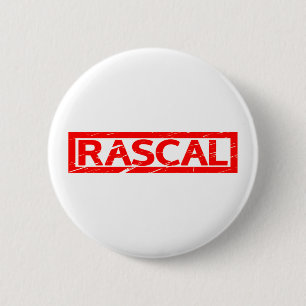 Chapa Redonda De 5 Cm Rascal Stamp