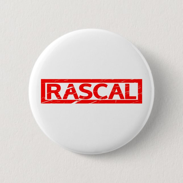 Chapa Redonda De 5 Cm Rascal Stamp (Anverso)