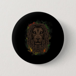 Chapa Redonda De 5 Cm Rasta Lion Con Arcos - Muestra Tu Orgullo Y Regga