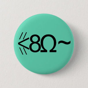 Chapa Redonda De 5 Cm Ratón ASCII