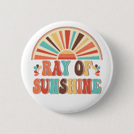 Chapa Redonda De 5 Cm Ray of Sunshine