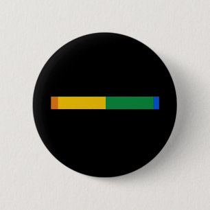 Chapa Redonda De 5 Cm Raya del orgullo gay