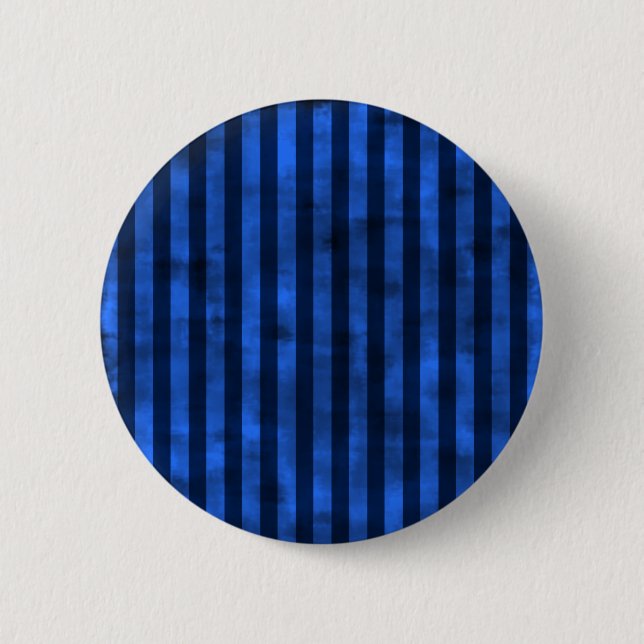 Chapa Redonda De 5 Cm Rayas azules gruesas (Anverso)