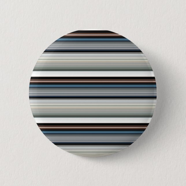 Chapa Redonda De 5 Cm Rayas blancas grises gruesas (Anverso)