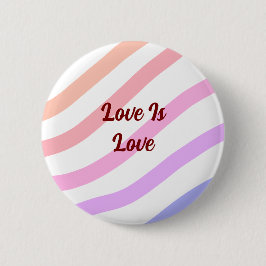 Chapa Redonda De 5 Cm Rayas de colores arcoiris colores el amor pastel e