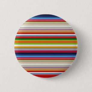 Chapa Redonda De 5 Cm Rayas de colores cálidos