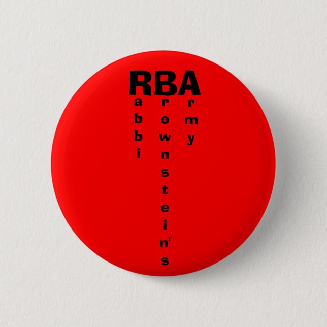 Chapa Redonda De 5 Cm RBA, abbi, rownstein, rmy (Anverso)