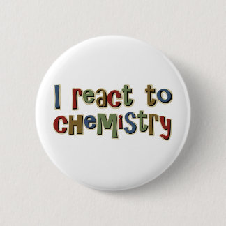 Chapa Redonda De 5 Cm Reacciono a la química divertida