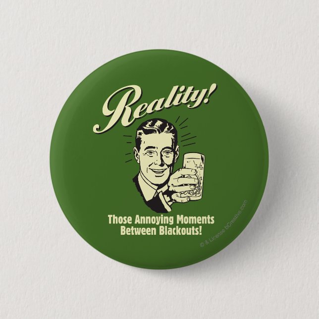 Chapa Redonda De 5 Cm Realidad: Momentos entre apagones (Anverso)