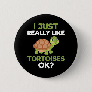 Chapa Redonda De 5 Cm Realmente Me Gustan Las Tortugas Ok Reptile Turtle