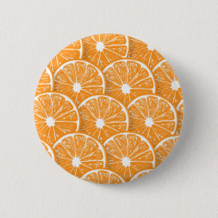 Chapa Redonda De 5 Cm rebanadas naranjas