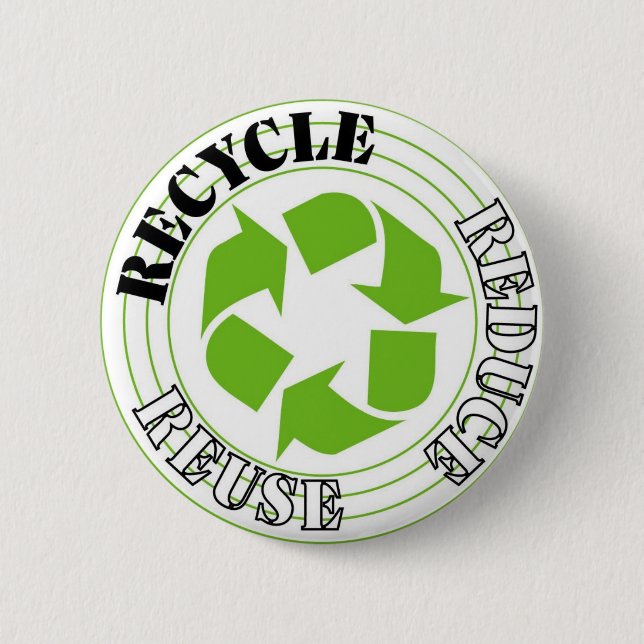 Chapa Redonda De 5 Cm Recicle (Anverso)