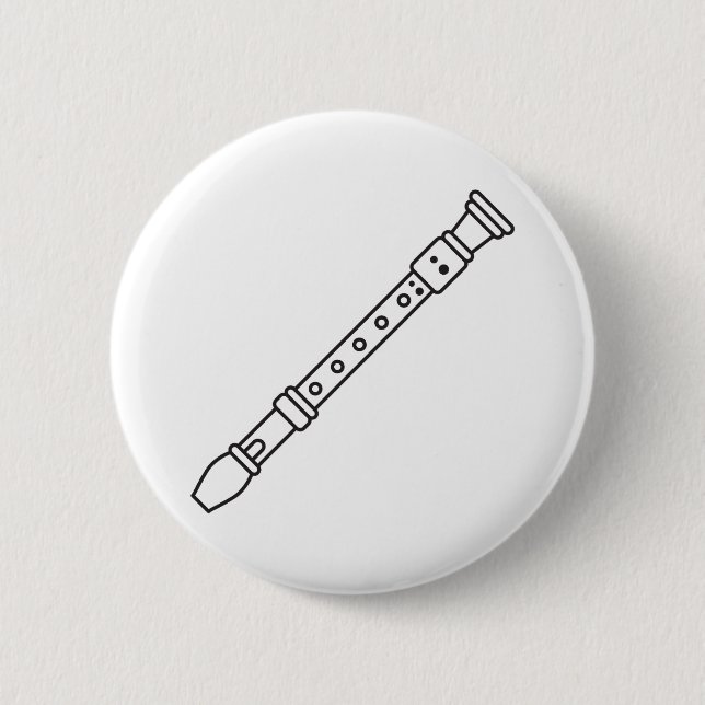 Chapa Redonda De 5 Cm Recorder (Anverso)