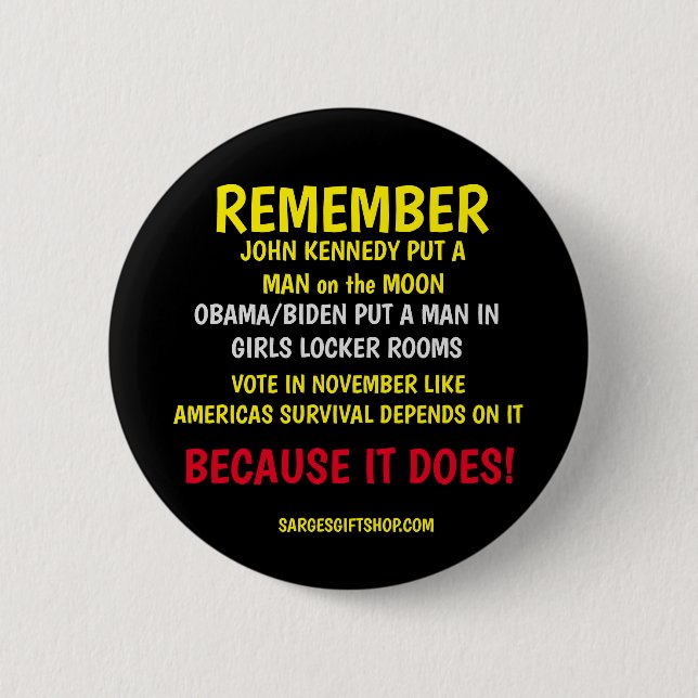 CHAPA REDONDA DE 5 CM RECUERDA VOTAR (Anverso)