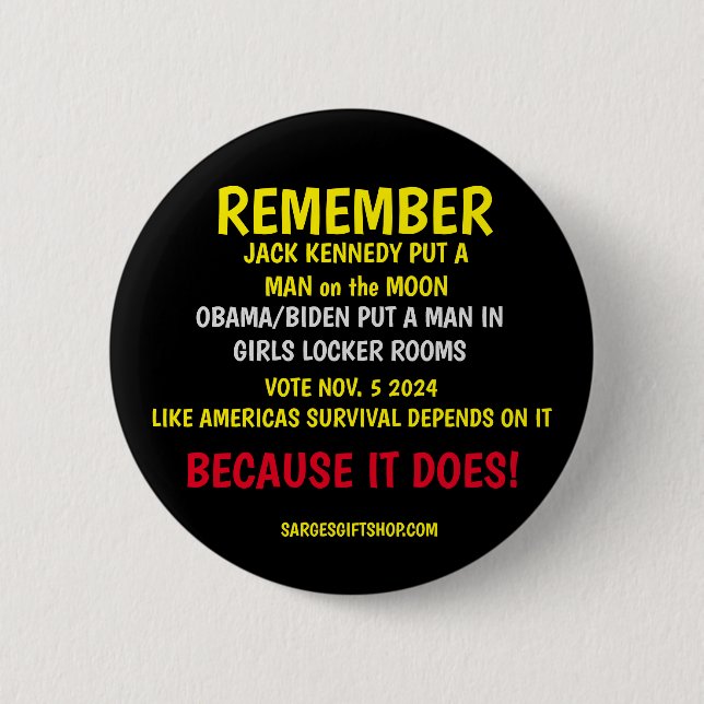 CHAPA REDONDA DE 5 CM RECUERDA VOTAR (Anverso)