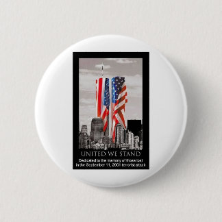 Chapa Redonda De 5 Cm Recuerde 9/11