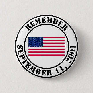 Chapa Redonda De 5 Cm Recuerde 9/11