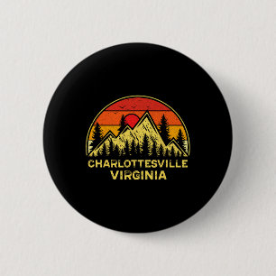 Chapa Redonda De 5 Cm Recuerdo de Charlottesville Virginia Va Montañas S