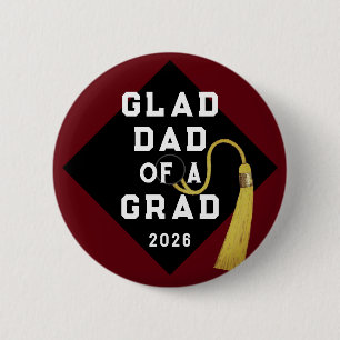 Chapa Redonda De 5 Cm Recuerdo de graduación para papá