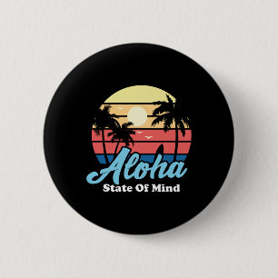 Chapa Redonda De 5 Cm Recuerdo de Hawái Playa Hawaiana Surfista Surfing