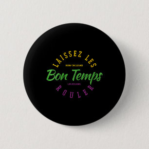 Chapa Redonda De 5 Cm Recuerdo de Mardi Gras para mujeres Nueva Orleans