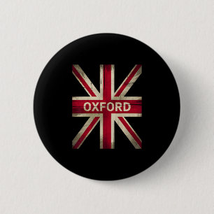Chapa Redonda De 5 Cm Recuerdo de Oxford Inglaterra Gran Bretaña Uk Hist