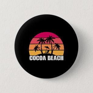 Chapa Redonda De 5 Cm Recuerdo de vacaciones en Cocoa Beach Florida para