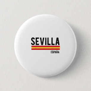 Chapa Redonda De 5 Cm Recuerdos de Sevilla España Desde el horizonte de 