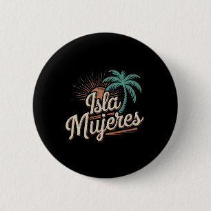 Chapa Redonda De 5 Cm Recuerdos de vacaciones en Isla Mujeres México Fam
