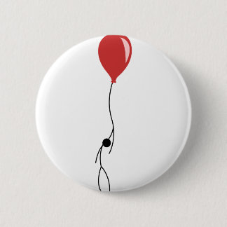 Chapa Redonda De 5 Cm Red balloon