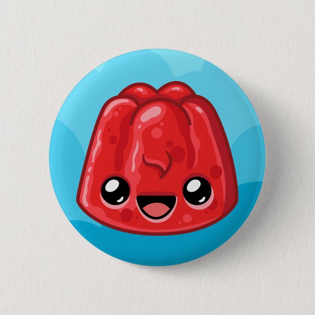 Chapa Redonda De 5 Cm Red Jelly - Happy Jump (Anverso)