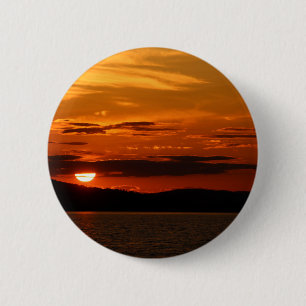 Chapa Redonda De 5 Cm Red Sunset