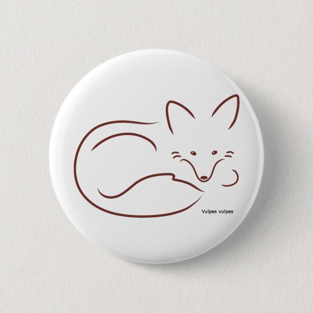 Chapa Redonda De 5 Cm RedFox (Anverso)
