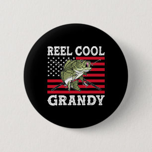 Chapa Redonda De 5 Cm Reel Cool Grandy 4 de Julio Bandera Americana Patr