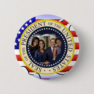 Chapa Redonda De 5 Cm Reelección 2012 de presidente Obama