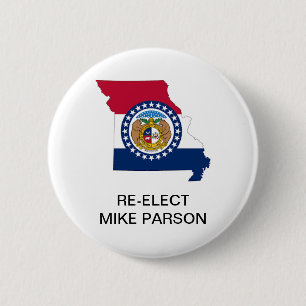 CHAPA REDONDA DE 5 CM REELECCIONAR AL GOBERNADOR DE MISSOURI MIKE PARSON