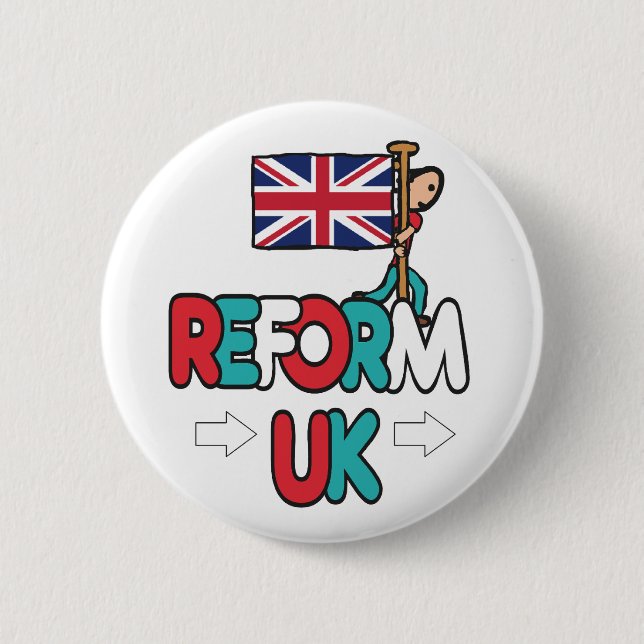 Chapa Redonda De 5 Cm Reform UK (Anverso)