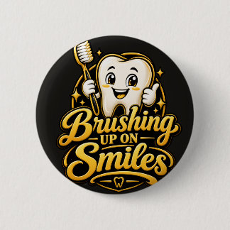 Chapa Redonda De 5 Cm Regalando Sonrisas Regalo de Dentista Adorable