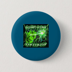 Chapa Redonda De 5 Cm Regalo de Alien Divertido Gato Gnarp Glerp Glorp A