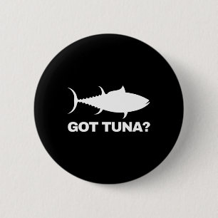 Chapa Redonda De 5 Cm Regalo De Amante De Los Peces Del Atún - Pescado G