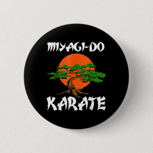 Chapa Redonda De 5 Cm Regalo de árbol bonsái genial de Miyagi-Do Karate