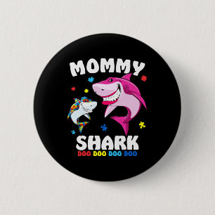 Chapa Redonda De 5 Cm Regalo de concientización de la mami Sharm Autism 