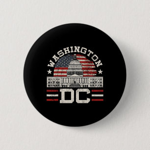 Chapa Redonda De 5 Cm Regalo de diseño de idea para Washington Dc Usa Am